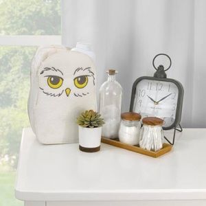 Home | White Harry Potter Magical Moments Hedwig Shaped Felt Storage Bin NWOT